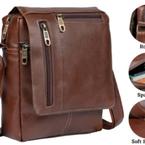 Carrie Brown Crossbody Sling Bag – Stylish, Robust & Functional